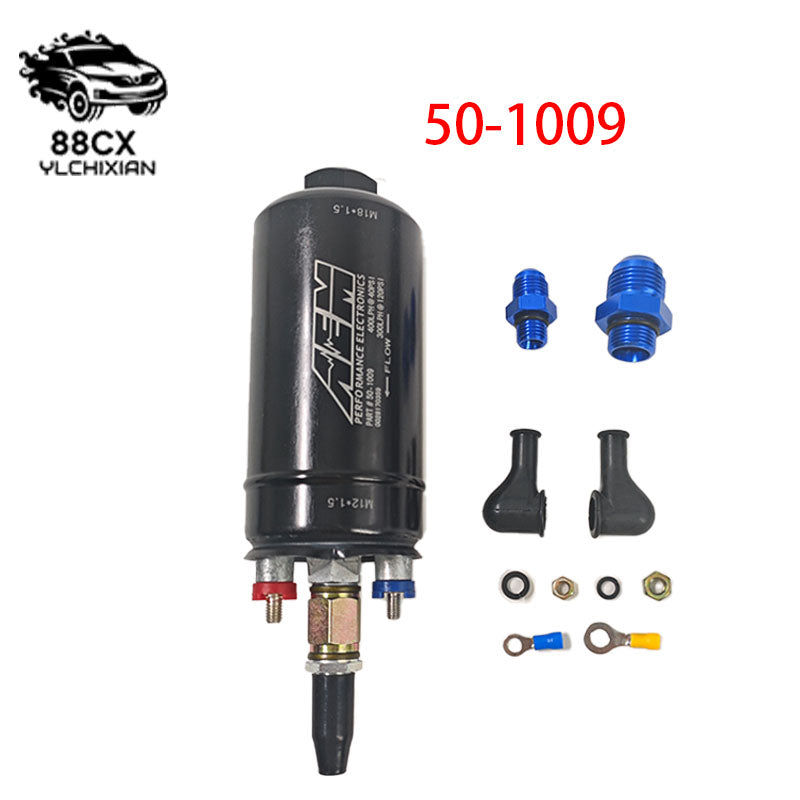 AEM 400LPH Metric Inline High Flow High Pressure Fuel Pump 044 Style 50-1009