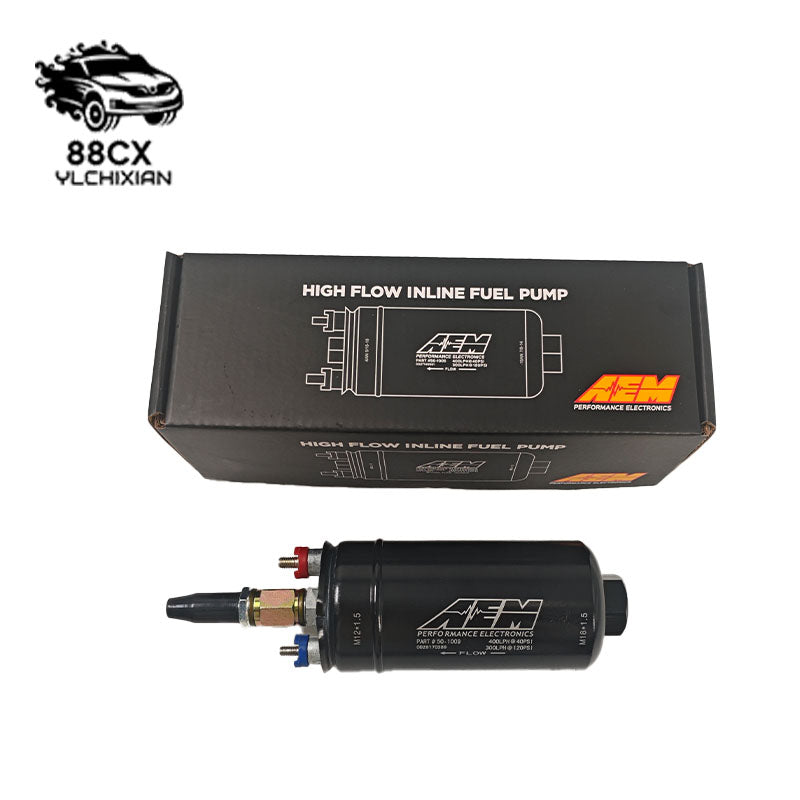 AEM 400LPH Metric Inline High Flow High Pressure Fuel Pump 044 Style 50-1009